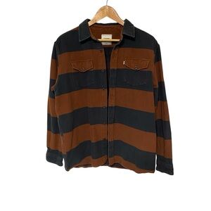 KATIN SMITH BUTTON UP FLANNEL SHIRT MENS SIZE LARGE